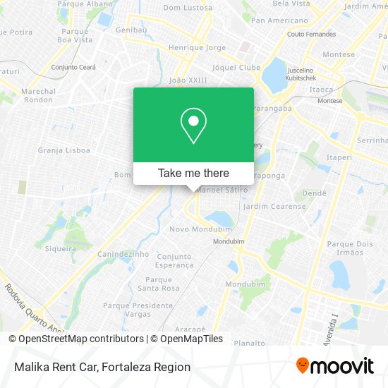 Malika Rent Car map