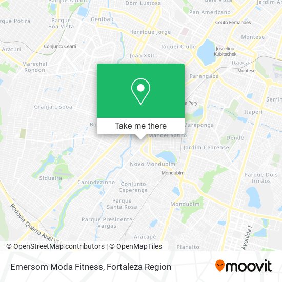 Emersom Moda Fitness map