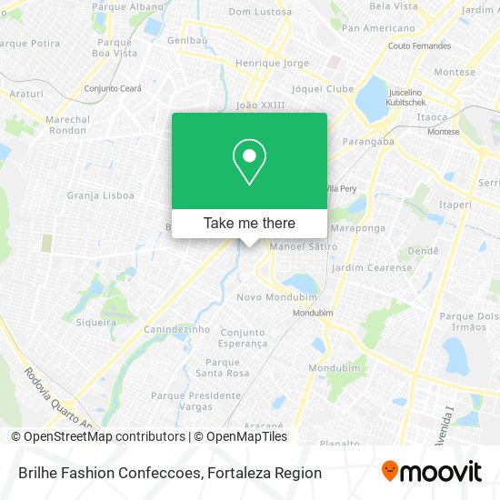 Brilhe Fashion Confeccoes map