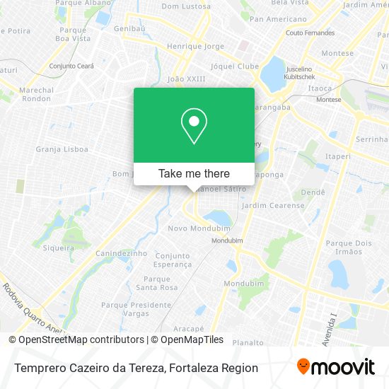 Temprero Cazeiro da Tereza map