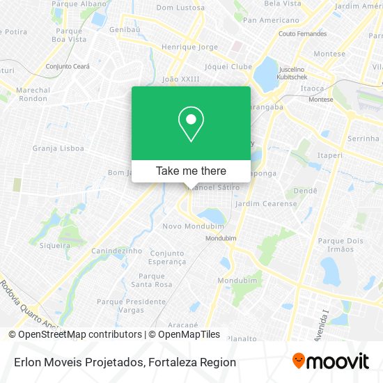 Mapa Erlon Moveis Projetados