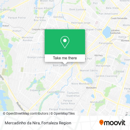 Mercadinho da Nira map