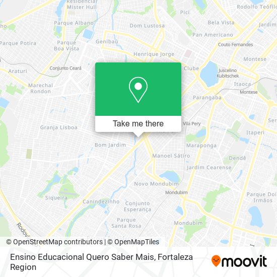 Ensino Educacional Quero Saber Mais map