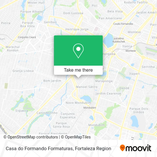 Casa do Formando Formaturas map