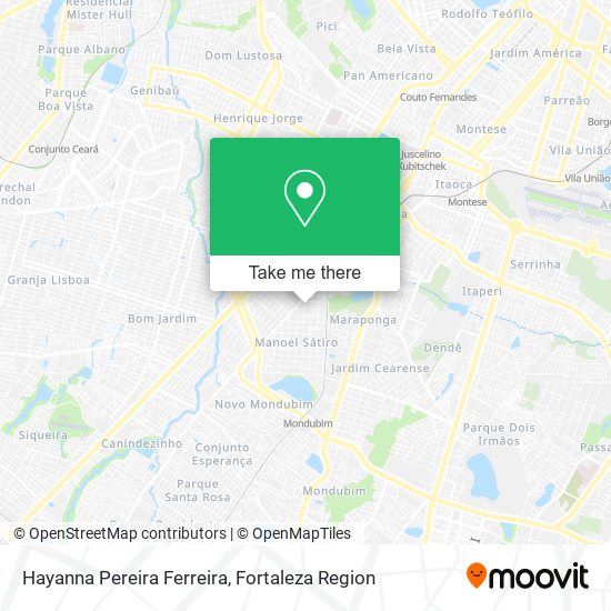 Hayanna Pereira Ferreira map