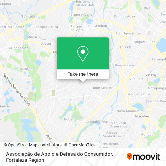 Mapa Associação de Apoio e Defesa do Consumidor