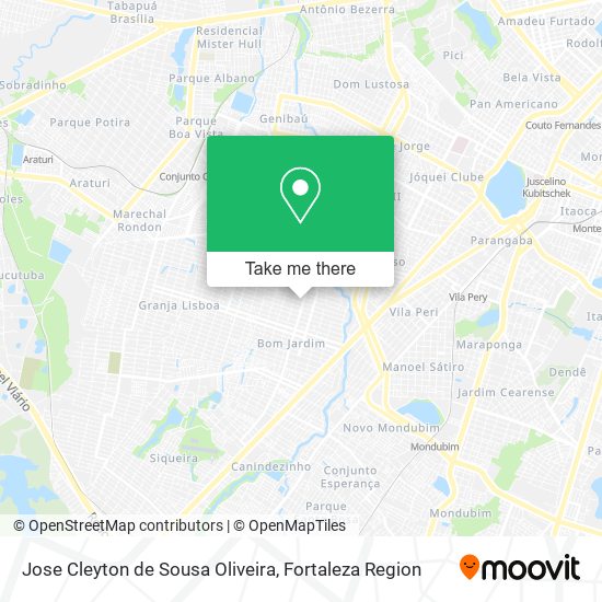 Mapa Jose Cleyton de Sousa Oliveira
