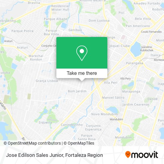 Jose Edilson Sales Junior map