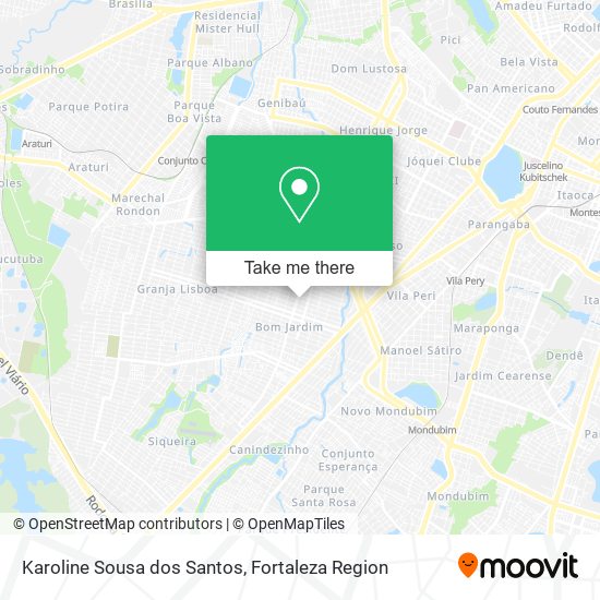 Karoline Sousa dos Santos map