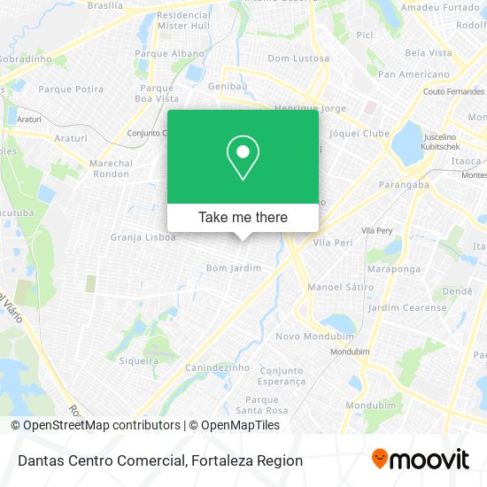 Dantas Centro Comercial map