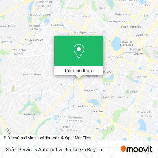 Mapa Safer Servicos Automotivo