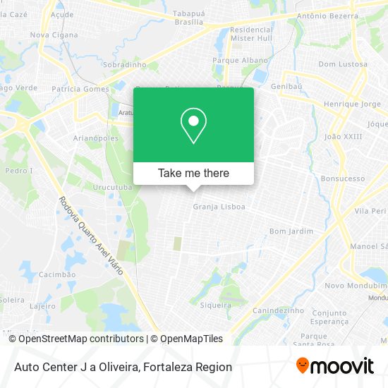 Mapa Auto Center J a Oliveira