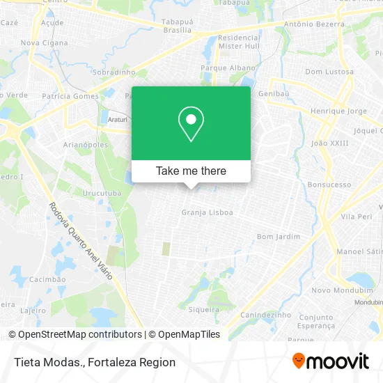 Tieta Modas. map