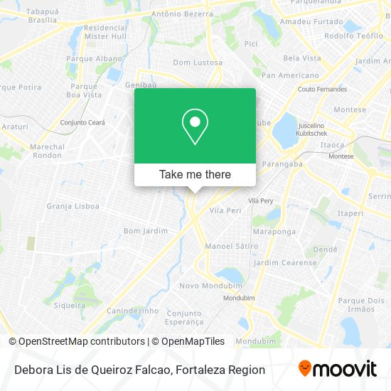 Debora Lis de Queiroz Falcao map