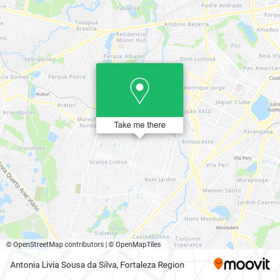 Mapa Antonia Livia Sousa da Silva