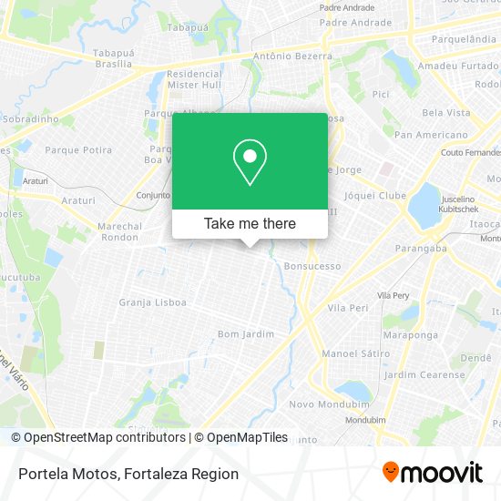 Portela Motos map