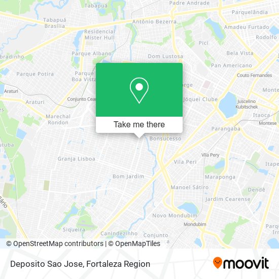 Mapa Deposito Sao Jose