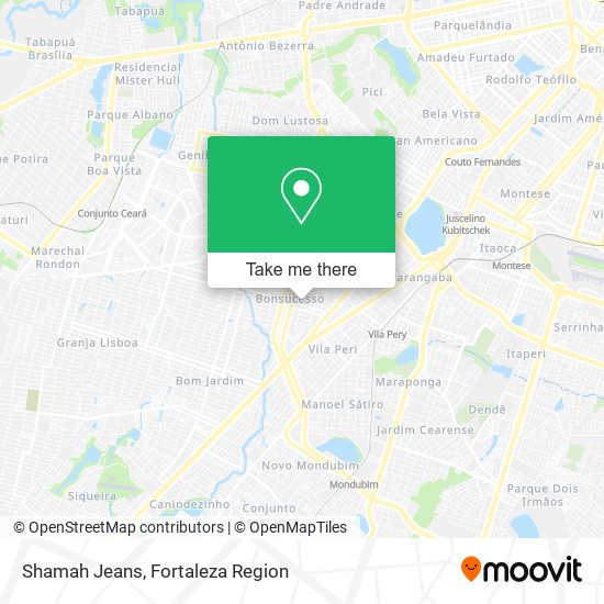 Shamah Jeans map