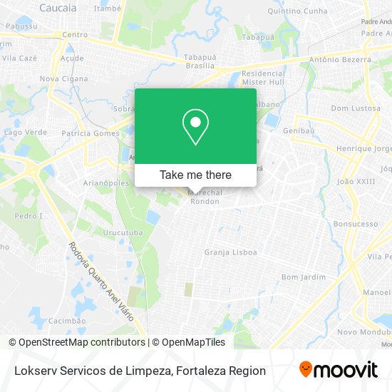 Lokserv Servicos de Limpeza map