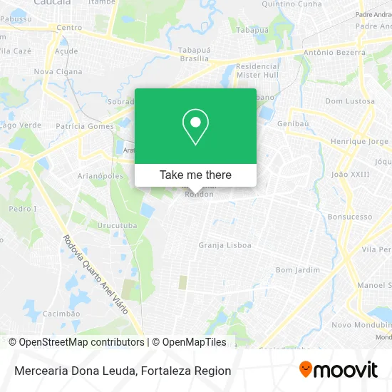 Mercearia Dona Leuda map