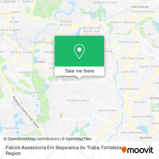 Falcon Assessoria Em Seguranca do Traba map