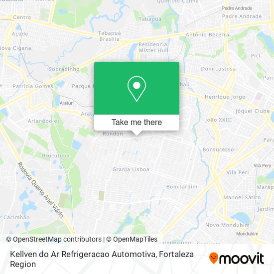 Kellven do Ar Refrigeracao Automotiva map