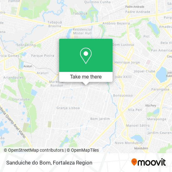 Mapa Sanduiche do Bom