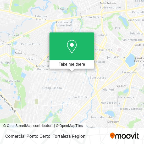 Comercial Ponto Certo map