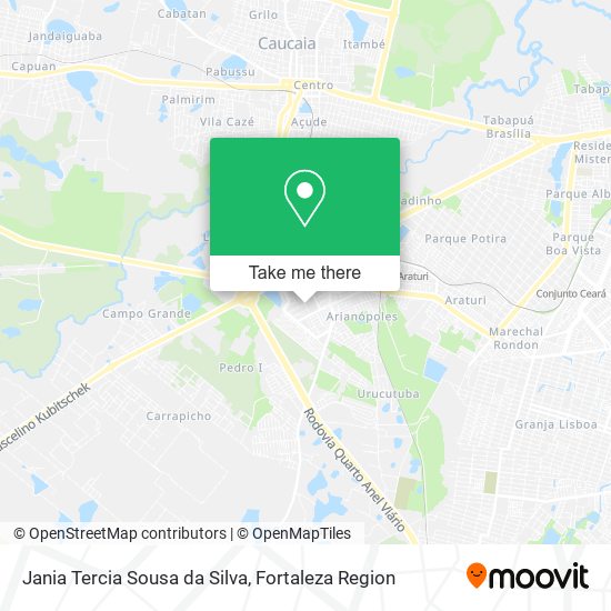 Jania Tercia Sousa da Silva map