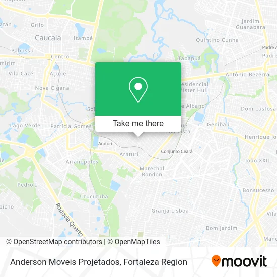 Anderson Moveis Projetados map
