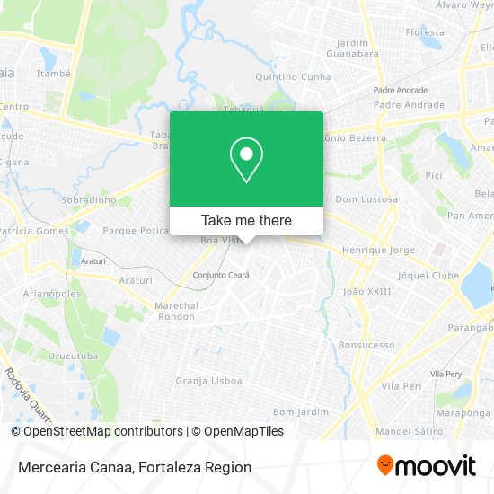 Mercearia Canaa map