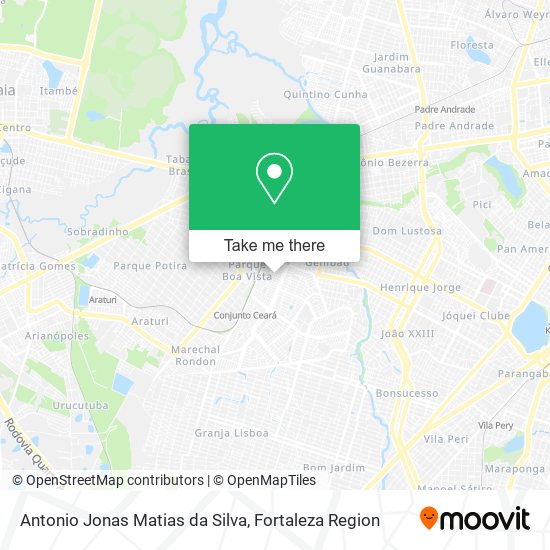 Mapa Antonio Jonas Matias da Silva