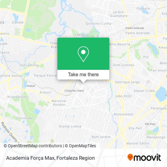 Mapa Academia Força Max