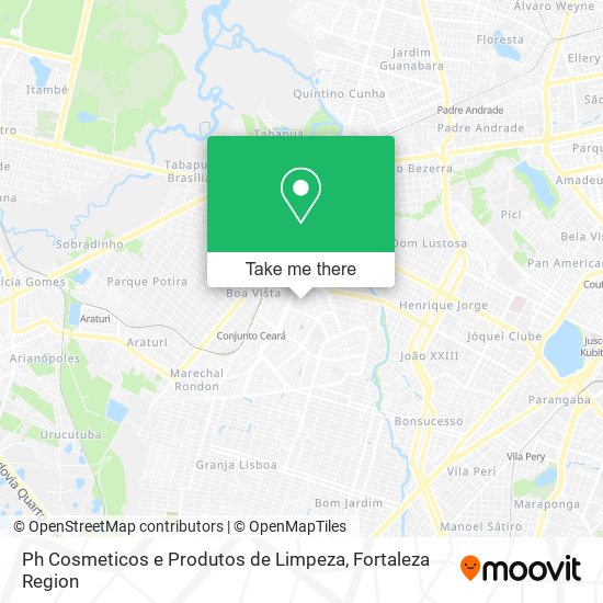 Mapa Ph Cosmeticos e Produtos de Limpeza