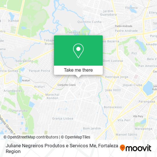 Juliane Negreiros Produtos e Servicos Me map