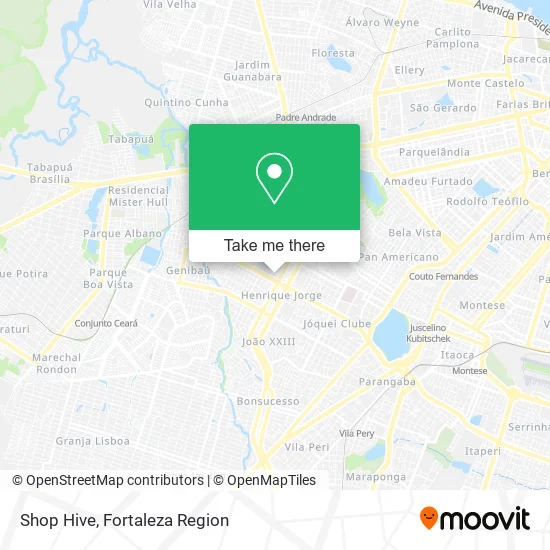 Shop Hive map