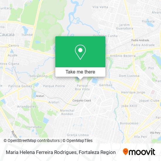 Maria Helena Ferreira Rodrigues map