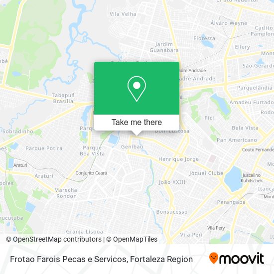 Frotao Farois Pecas e Servicos map