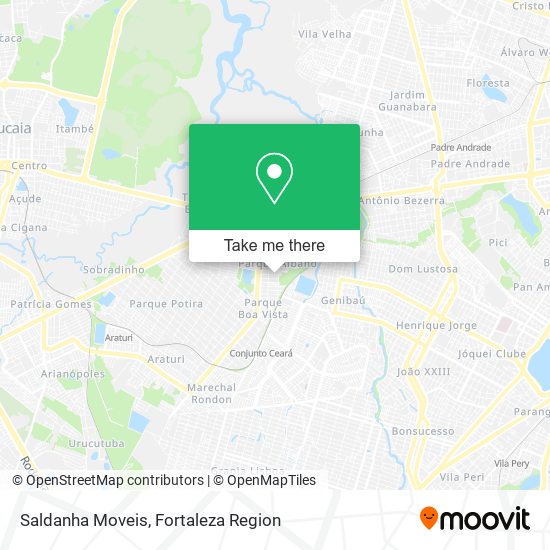 Saldanha Moveis map
