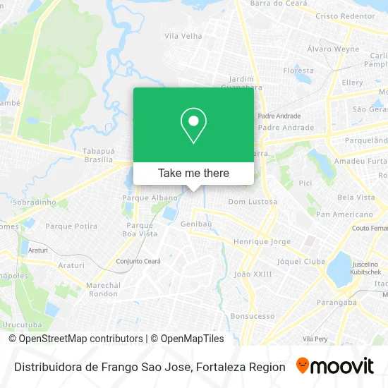 Distribuidora de Frango Sao Jose map