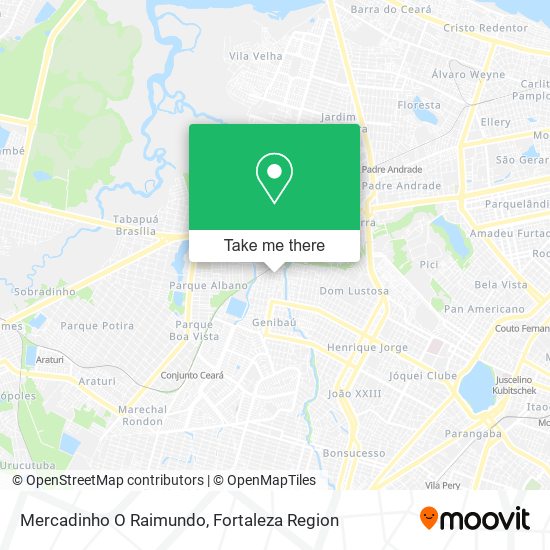 Mercadinho O Raimundo map