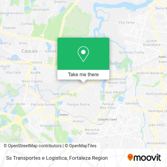 Ss Transportes e Logistica map