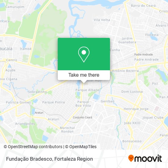 Fundação Bradesco map