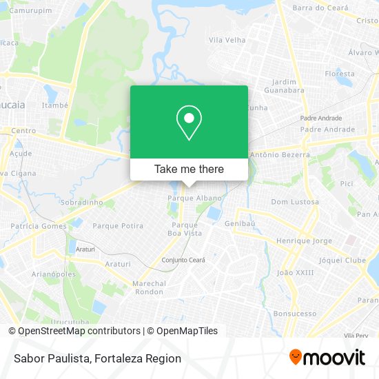 Sabor Paulista map