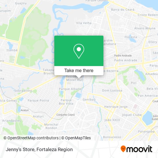 Jenny's Store map