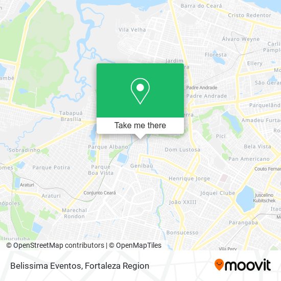 Belissima Eventos map