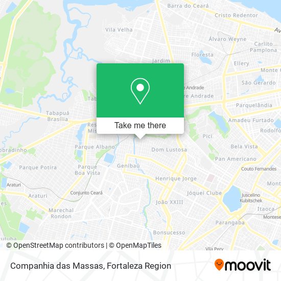 Companhia das Massas map