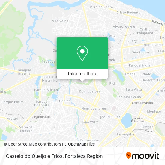 Castelo do Queijo e Frios map