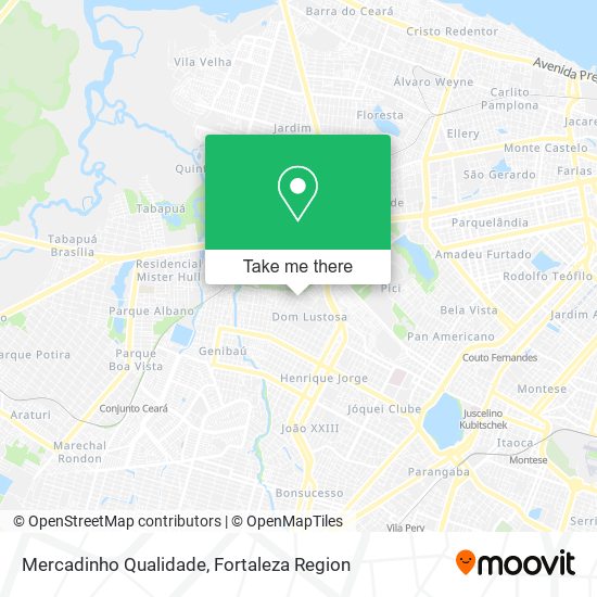 Mercadinho Qualidade map