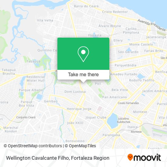 Wellington Cavalcante Filho map